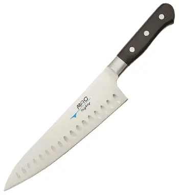 mac mth-80 professional series 8-inch chef knife with dimples