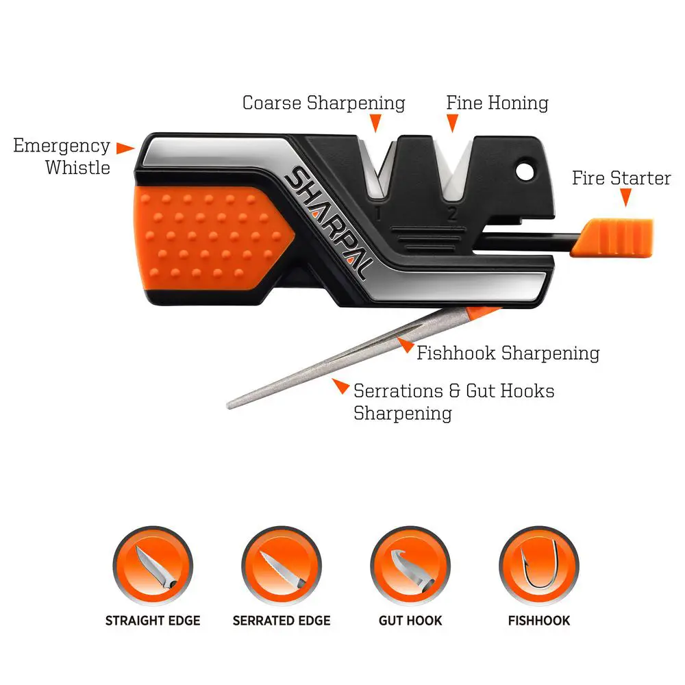Sharpal 6-In-1 Pocket Knife Sharpener